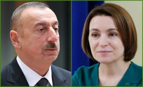Maia Sandu a avut o discuție cu omologul său azer, Ilham Aliyev